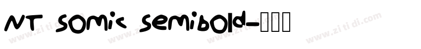 NT Somic Semibold字体转换